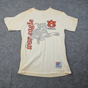 The Game Auburn War Eagle T-Shirt Mens Medium 90s Vintage USA Sports Tigers Y2K